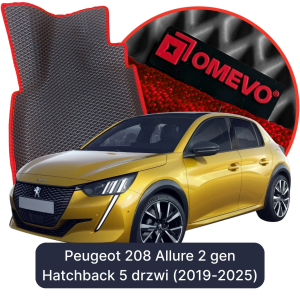 OMEVO 5D Pro EVA Bilmåtter til Peugeot 208 Allure 2. gen Hatchback (2019-2025)