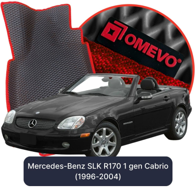 EVA bilgummimåtter OMEVO til Mercedes-Benz SLK R170 1. generation Cabrio (1996-2004)