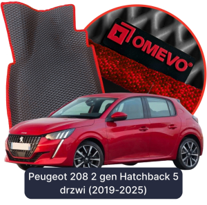 OMEVO 5D Pro EVA Bilmåtter til Peugeot 208 2. gen Hatchback (2019-2025)