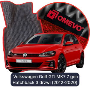 OMEVO 5D Pro EVA Bilmåtter til Volkswagen Golf GTI MK7 7. gen Hatchback 3 døre (2012-2020)