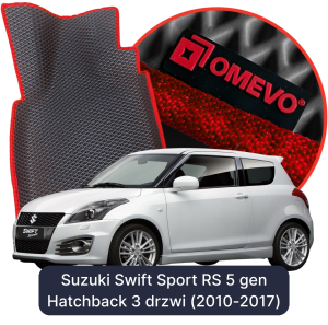 OMEVO 5D Pro EVA Bilmåtter til Suzuki Swift Sport RS 5 gen Hatchback 3-dørs (2010-2017)