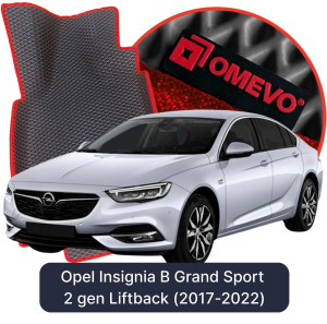 OMEVO 5D Pro EVA Bilmåtter til Opel Insignia B Grand Sport 2. gen Liftback (2017-2022)