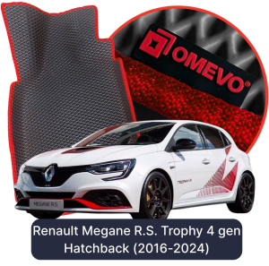 OMEVO 5D Pro EVA Bilmåtter til Renault Megane R.S. Trophy 4 gen Hatchback 5 døre (2016-2024)