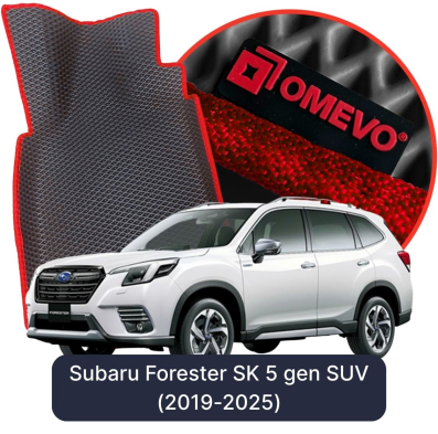 EVA bilgummimåtter OMEVO til Subaru Forester SK 5 gen SUV (2019-2025)