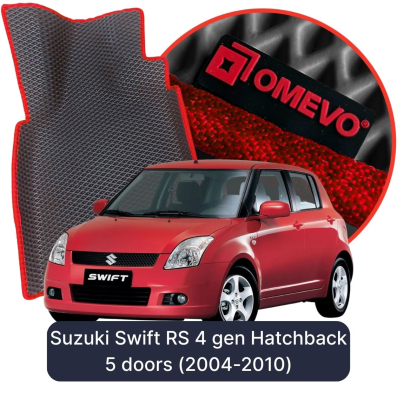 EVA bilgummimåtter OMEVO til Suzuki Swift RS 4 gen Hatchback 5 døre (2004-2010)