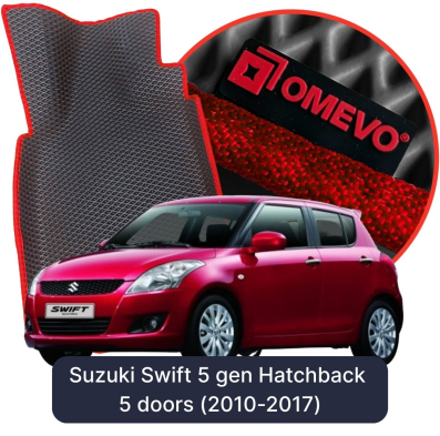 EVA bilgummimåtter OMEVO til Suzuki Swift 5 gen Hatchback 5 døre (2010-2017)