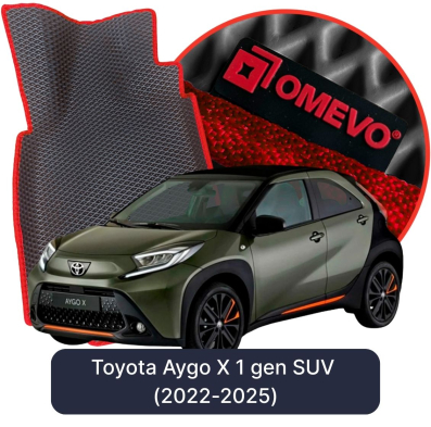 EVA bilgummimåtter OMEVO til Toyota Aygo X 1 gen SUV (2022-2025)