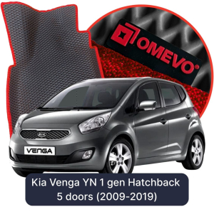 OMEVO 5D Pro EVA Bilmåtter til Kia Venga YN 1. gen Hatchback 5 døre (2009-2019)