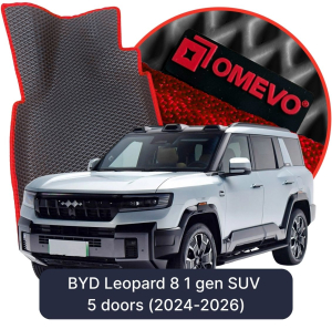 OMEVO 5D Pro EVA Bilmåtter til BYD Leopard 8 1 gen SUV 5 døre (2024-2026)
