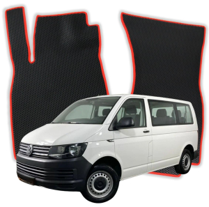 OMEVO EVA Bilmåtter® til Volkswagen Transporter 6 Sæder T6 6 gen Minivan (2015-2021)