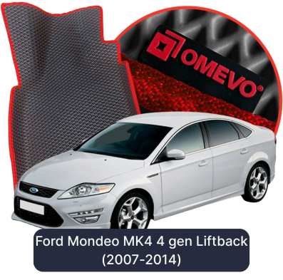 EVA bilgummimåtter OMEVO til Ford Mondeo MK4 4. gen Liftback (2007-2014)