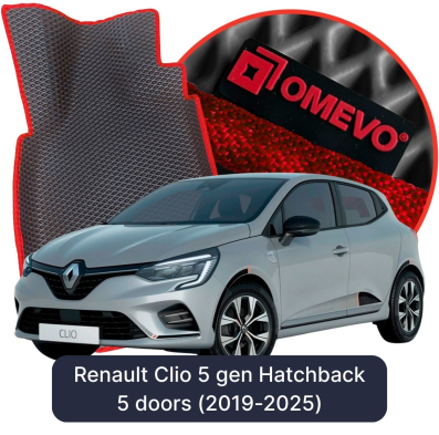 EVA bilgummimåtter OMEVO til Renault Clio 5 gen Hatchback 5 døre (2019-2025)