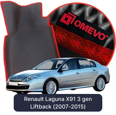 EVA bilgummimåtter OMEVO til Renault Laguna X91 3 gen Liftback (2007-2015)