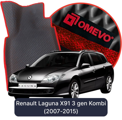 EVA bilgummimåtter OMEVO til Renault Laguna X91 3 gen Kombi (2007-2015)