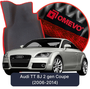 OMEVO 5D Pro EVA Bilmåtter til Audi TT 8J 2 gen Coupe (2006-2014)