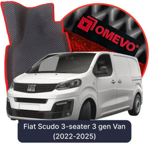 OMEVO 5D Pro EVA Bilmåtter til Fiat Scudo 3-sædet 3. gen Van (2022-2025)