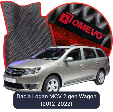 EVA bilgummimåtter OMEVO til Dacia Logan MCV 2. gen Kombi (2012-2022)
