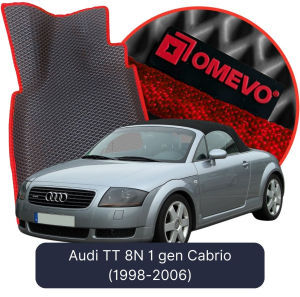 OMEVO 5D Pro EVA Bilmåtter til Audi TT 8N 1 gen Cabrio (1998-2006)