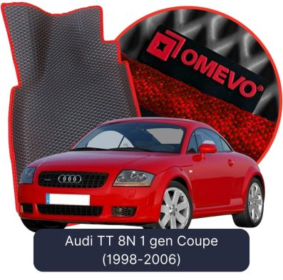 EVA bilgummimåtter OMEVO til Audi TT 8N 1 gen Coupe (1998-2006)