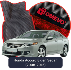OMEVO 5D Pro EVA Bilmåtter til Honda Accord Type S 8. generation Sedan (2008-2015)