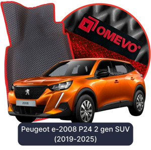 OMEVO 5D Pro EVA Bilmåtter til Peugeot e-2008 P24 2. gen SUV (2019-2025)