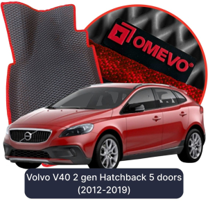 OMEVO 5D Pro EVA Bilmåtter til Volvo V40 2. gen Hatchback 5-dørs (2012–2019)