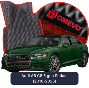 OMEVO 5D Pro EVA Bilmåtter til Audi A6 C8 5 gen Sedan (2018-2024)