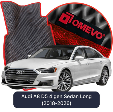 EVA bilgummimåtter OMEVO til Audi A8 D5 4 gen Sedan Lang (2018-2025)