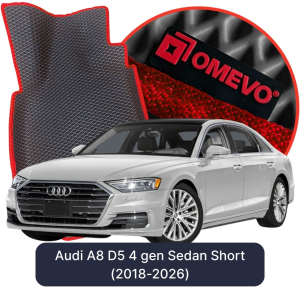 OMEVO 5D Pro EVA Bilmåtter til Audi A8 D5 4 gen Sedan Kort (2018-2025)