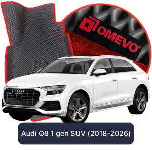 OMEVO 5D Pro EVA Bilmåtter til Audi Q8 Benzin / Diesel 1 gen SUV (2018-2025)