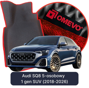 OMEVO 5D Pro EVA Bilmåtter til Audi SQ8 5-sædet 1 gen SUV (2018-2025)