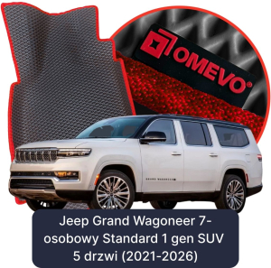 OMEVO 5D Pro EVA Bilmåtter til Jeep Grand Wagoneer 7-personers Standard 1. gen SUV (2021-2026)