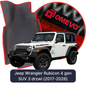 OMEVO 5D Pro EVA Bilmåtter til Jeep Wrangler Rubicon 4. gen SUV (2017-2026)