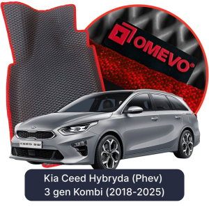 OMEVO 5D Pro EVA Bilmåtter til Kia Ceed Hybrid (Phev) 3. gen Kombi (2018-2025)
