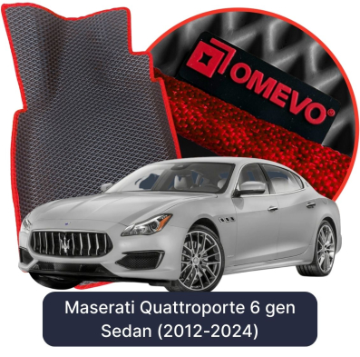 EVA bilgummimåtter OMEVO til Maserati Quattroporte 6. gen Sedan (2012-2024)