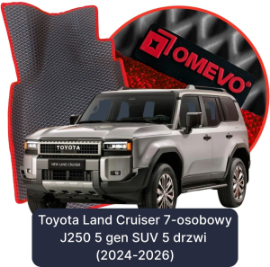 OMEVO 5D Pro EVA Bilmåtter til Toyota Land Cruiser 7-sædet J250 5 gen SUV (2024-2026)