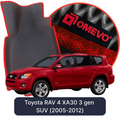 EVA bilgummimåtter OMEVO til Toyota RAV 4 XA30 3. gen SUV (2005-2012)