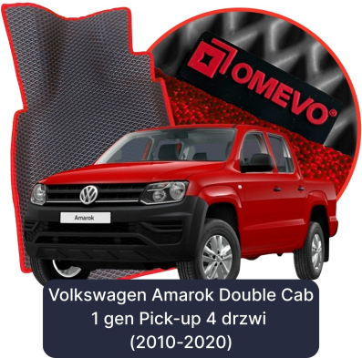EVA bilgummimåtter OMEVO til Volkswagen Amarok Double Cab 1. gen Pick-up (2010-2020)