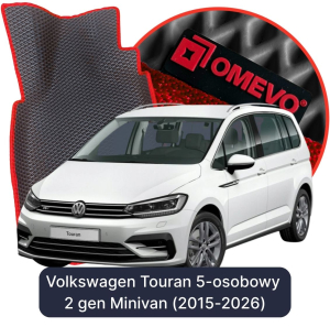 OMEVO 5D Pro EVA Bilmåtter til Volkswagen Touran 5-sæders 2. gen Minivan (2015-2026)