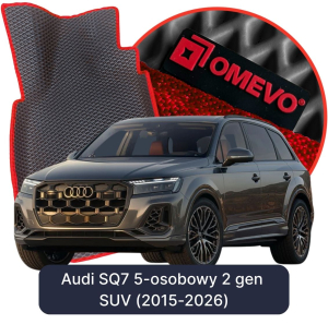 OMEVO 5D Pro EVA Bilmåtter til Audi SQ7 5-personers 2 gen SUV (2015-2026)