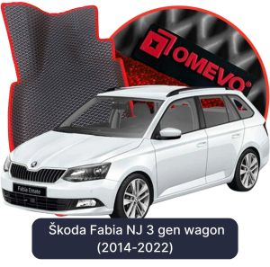 OMEVO 5D Pro EVA Bilmåtter til Škoda Fabia NJ 3 gen Kombi (2014-2022)