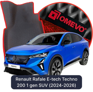 OMEVO 5D Pro EVA Bilmåtter til Renault Rafale E-tech Techno 200 1 gen SUV (2024-2026)
