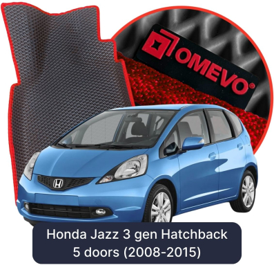 EVA bilgummimåtter OMEVO til Honda Jazz 3. generation Hatchback (2008-2015)