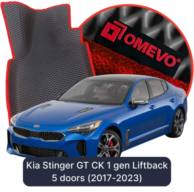 EVA bilgummimåtter OMEVO til Kia Stinger GT CK 1. gen Liftback (2017-2023)