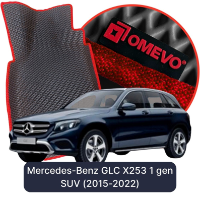 EVA bilgummimåtter OMEVO til Mercedes-Benz GLC X253 1. gen SUV (2015-2022)