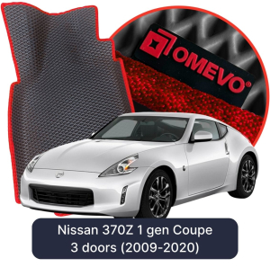 OMEVO 5D Pro EVA Bilmåtter til Nissan 370Z 1. generation Coupe 3 døre (2009-2020)