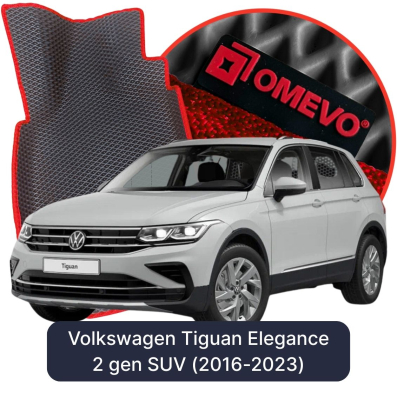 EVA bilgummimåtter OMEVO til Volkswagen Tiguan Elegance 2 gen SUV (2016-2023)
