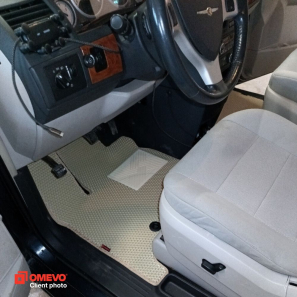 EVA bilgummimåtter OMEVO til Chrysler Grand Voyager 7 Seater 5 gen Minivan (2007-2016)