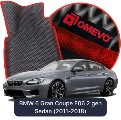 EVA bilgummimåtter OMEVO til BMW 6 Gran Coupe F06 2 gen Sedan (2011-2018)