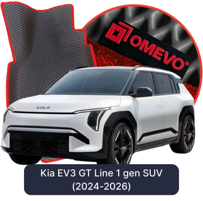 EVA bilgummimåtter OMEVO til Kia EV3 GT Line 1. gen SUV (2024-2025)